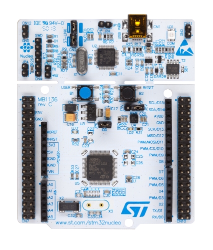 Nucleo F1 board photo