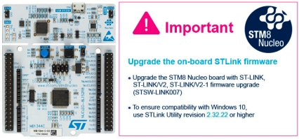 NUCLEO-8L152R8 Board photo