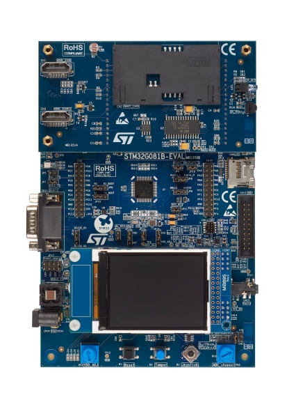 STM32G081B-EVAL board photo
