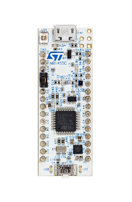 STM32G031 Nucleo-32 board photo