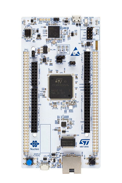 STM32 Nucleo 144 pins board photo