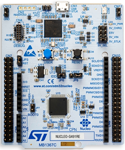 Nucleo-G491RE Board photo