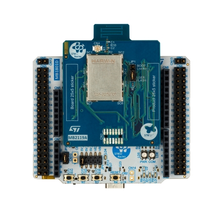 Banner STM32WB0 board