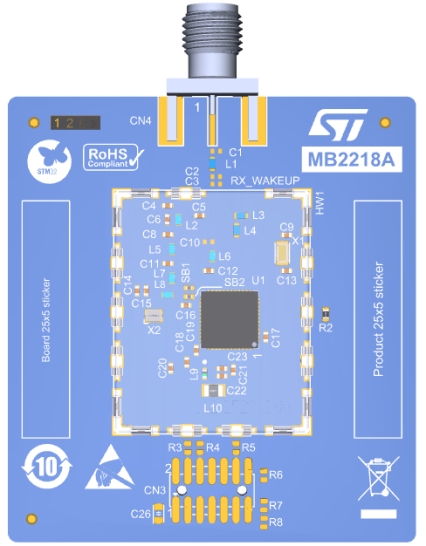 STDES-WL3C4xxx Board photo