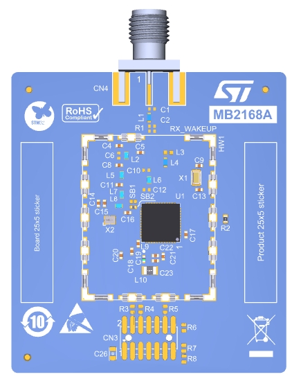 STDES-WL3C2xxx Board photo