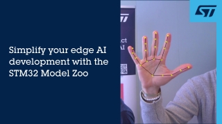 Discover the STM32 model zoo