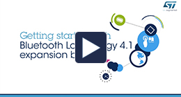 Getting started with Bluetooth Low Energy 4.1 expansion board