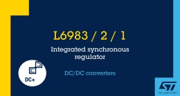 L6983 / 2 / 1集成同步调节器、DC/DC转换器
