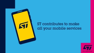 ST solutions for security in mobile applications