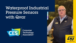 CES 2023：附带Qvar功能的工业级防水压力传感器