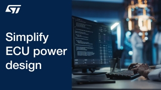 Simplify ECU power design with ST automotive PMICs and SBCs