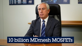 意法半导体庆祝MDmesh MOSFET的出货量达到100亿颗