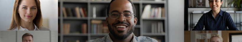 Happy black person