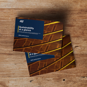 ST Sustainability report cover 2025 performance
