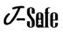 J-Safe标志，采用风格化的黑色手写字体设计。