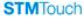 蓝色字体的STMTouch标志