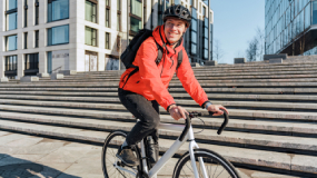 man-bike