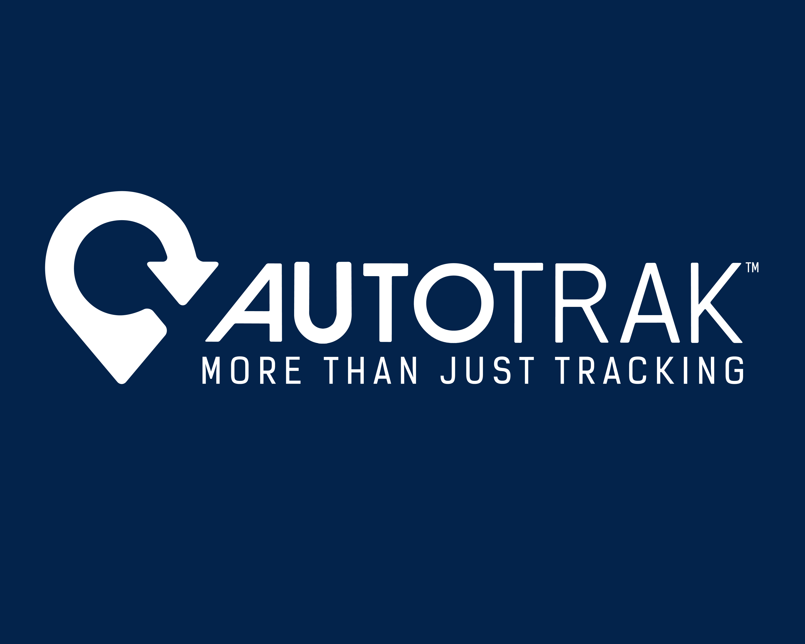 Autotrak white logo